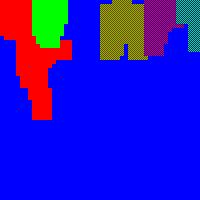 3 Farben Reverse Jacquard 1x1 Grid zeichnen